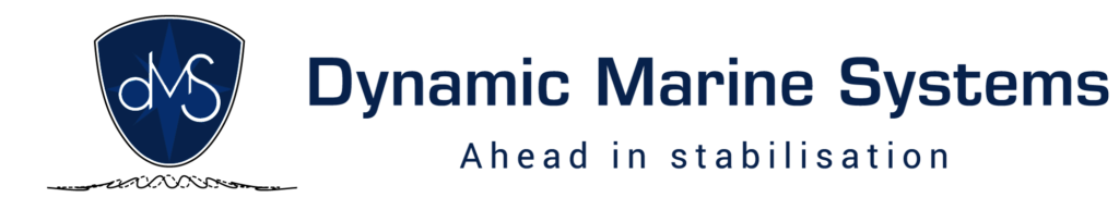 Dynamic Marine Systems logo voor scheepsstabilisatie technologie en maritieme systemen