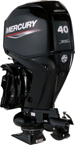 Mercury 40 pk buitenboordmotor zwart onderhoud en reparatie door Zuiderbaan Totaal Service